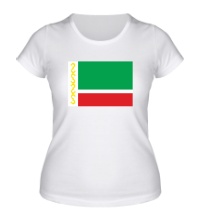 Женская футболка Флаг Чечни