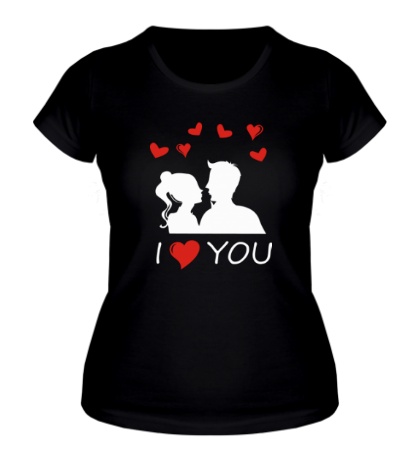 Женская футболка «I heart you»