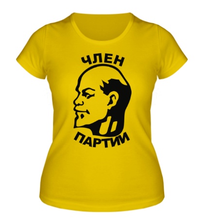 Женская футболка Член партии