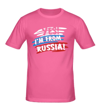 Мужская футболка I am from Russia
