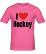 Мужская футболка «I love Hockey» - Фото 1