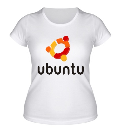 Женская футболка Ubuntu