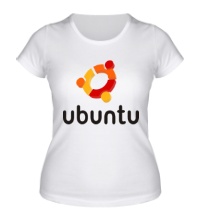 Женская футболка Ubuntu