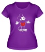 Женская футболка «Удивленный Микки Маус» - Фото 1
