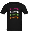 Мужская футболка «Рыбьи скелеты» - Фото 1