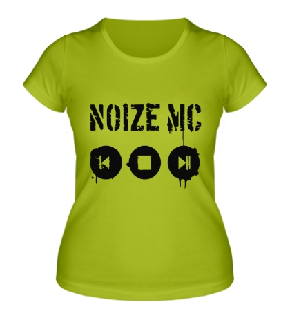 Женская футболка Play Noize MC