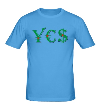 Мужская футболка «YES crisis»