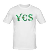 Мужская футболка YES crisis