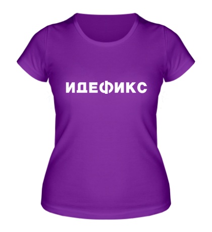Женская футболка «Идефикс»
