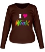 Женский лонгслив «I love Winx» - Фото 1