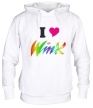 Толстовка с капюшоном «I love Winx» - Фото 1