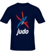 Мужская футболка «Эмблема Дзюдо» - Фото 1