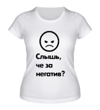 Женская футболка Че за негатив