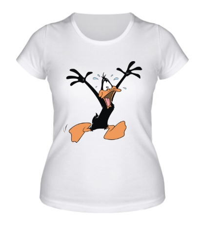 Женская футболка «Даффи Дак восхищен»