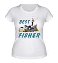 Женская футболка Best Fisher