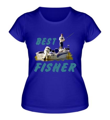 Женская футболка Best Fisher