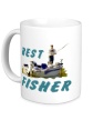 Керамическая кружка «Best Fisher» - Фото 1