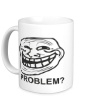 Керамическая кружка «Trollface. Problem?» - Фото 1