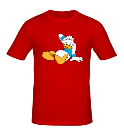 Мужская футболка «Злой Дональд Дак»