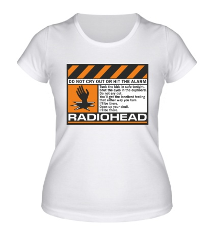 Женская футболка «Radiohead»