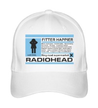 Бейсболка Radiohead Fitter Happier