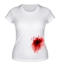 Женская футболка Кровавое пятно