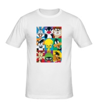 Мужская футболка Looney tunes poster