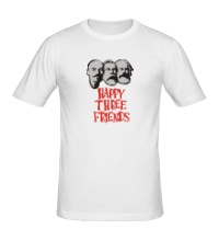 Мужская футболка Happy Three Friends