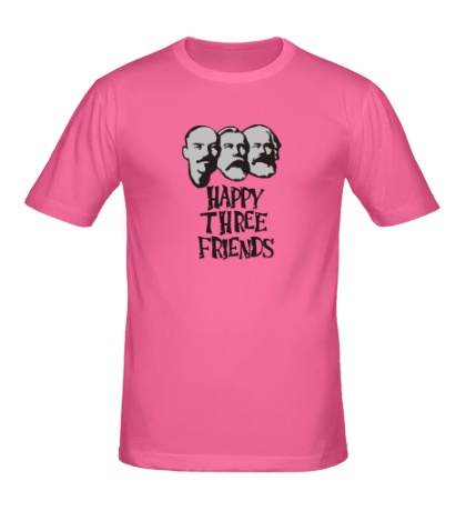 Мужская футболка Happy Three Friends