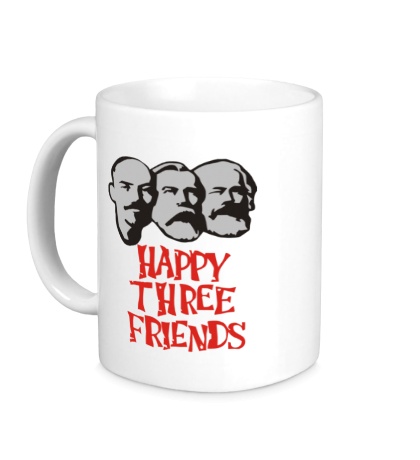 Керамическая кружка «Happy Three Friends»