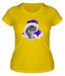 Женская футболка «Новогодняя кошечка» - Фото 1