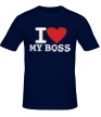 Мужская футболка «I love my Boss» - Фото 1