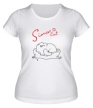 Женская футболка «Simons Cat Sleep» - Фото 1