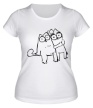 Женская футболка «Simons Cat» - Фото 1