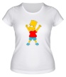 Женская футболка «Маленький Барт Симпсон» - Фото 1