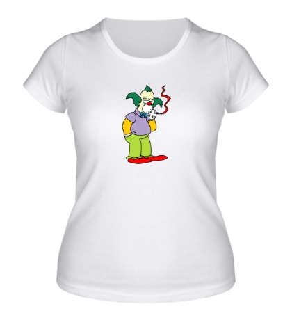 Женская футболка Клоун Красти