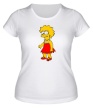 Женская футболка «Лиза Симпсон» - Фото 1