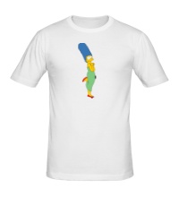 Мужская футболка Милая Мардж Симпсон