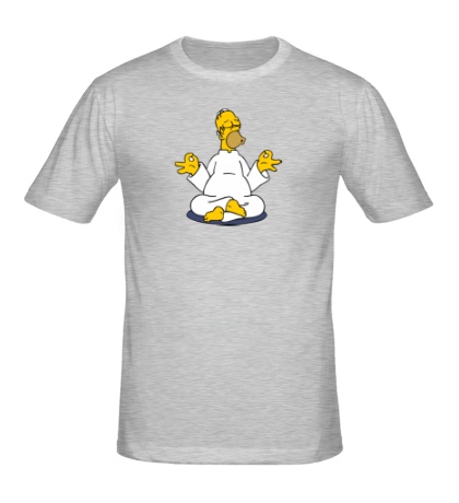 Мужская футболка Медитация Гомера