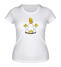Женская футболка Медитация Гомера