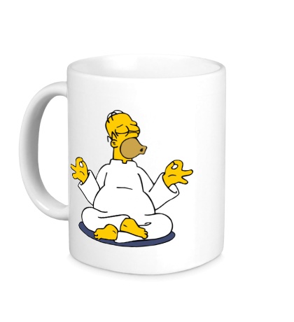 Керамическая кружка «Медитация Гомера»