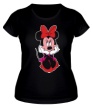 Женская футболка «Минни Маус с бантиком» - Фото 1