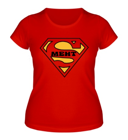 Женская футболка Super Мент