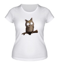 Женская футболка Сонная сова