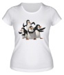 Женская футболка «Пингвины Мадагаскара» - Фото 1