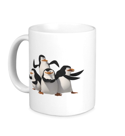 Керамическая кружка «Пингвины Мадагаскара»