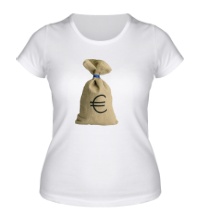 Женская футболка Мешок евро