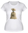 Женская футболка «Мешок евро» - Фото 1