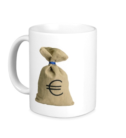 Керамическая кружка Мешок евро