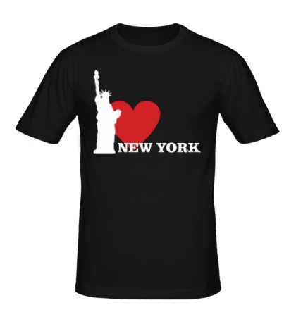Мужская футболка I love New York